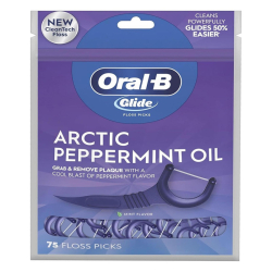 Oral-B Glide Arctic Peppermint O Çatal Diş İpi Kürdanlı 75 Adet - 1