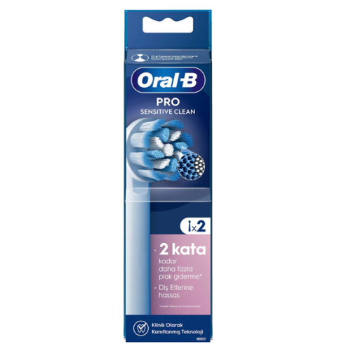 Oral-B Pro Sensitive Clean 2li Yedek Fırça Başlığı - 1