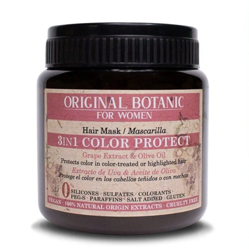 Original Botanic 3in1 Color Protect Renk Koruyucu Vegan Maske Kadın 250 ml - Original Botanic