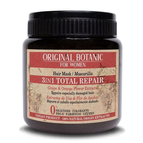 Original Botanic 3in1 Total Repair Vegan Bakım Maskesi Kadın 250 ml - Original Botanic