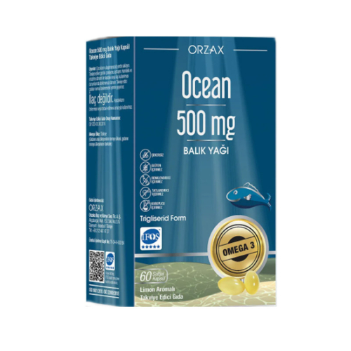 Orzax Ocean 500mg 60 Kapsül - Orzax