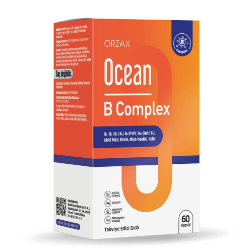 Orzax Ocean B Complex 60 Kapsül - Orzax
