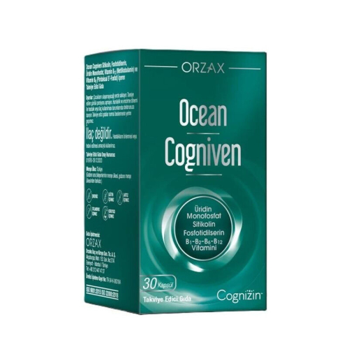 Orzax Ocean Cogniven İçeren Takviye Edici Gıda 30 Kapsül - Orzax