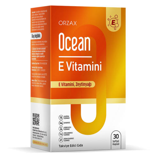 Orzax Ocean E Vitamini 30 Kapsül - Orzax