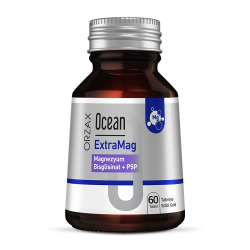 Orzax Ocean ExtraMag Magnezyum Bisglisinat + P5P Takviye Edici Gıda 60 Tablet - 1