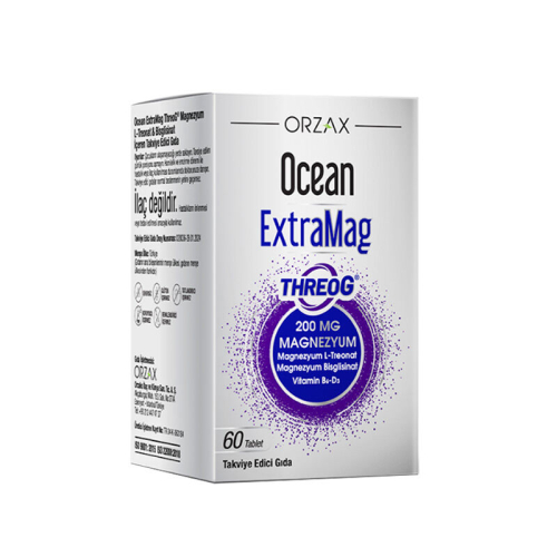 Orzax Ocean ExtraMag Threog Takviye Edici Gıda 60 Tablet - 1