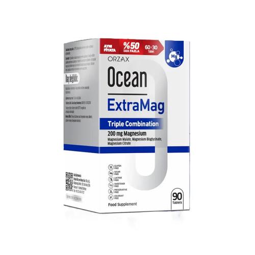 Orzax Ocean Extramag Üçlü Kombinasyon 90 Tablet - Orzax