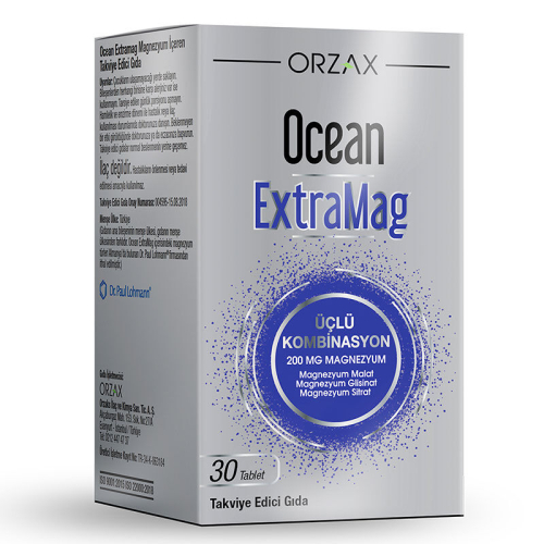 Orzax Ocean ExtraMag Üçlü Kombinasyon 30 Tablet - 1