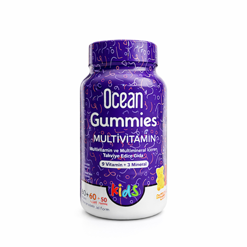 Orzax Ocean Gummies Multivitamin Kids Çiğnenebilir 120 Tablet - Orzax