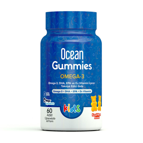Orzax Ocean Gummies Omega-3 Kids 60 Adet Çiğnenebilir Jel Form - Orzax