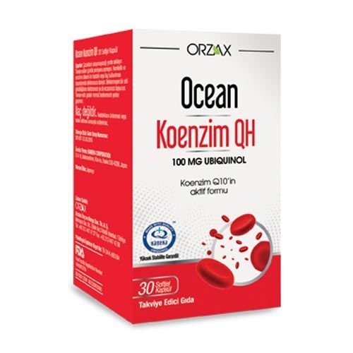 Orzax Ocean Koenzim QH 30 Kapsül - Orzax