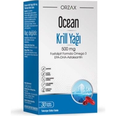 Orzax Ocean Krill Oil 30 Kapsül - 1