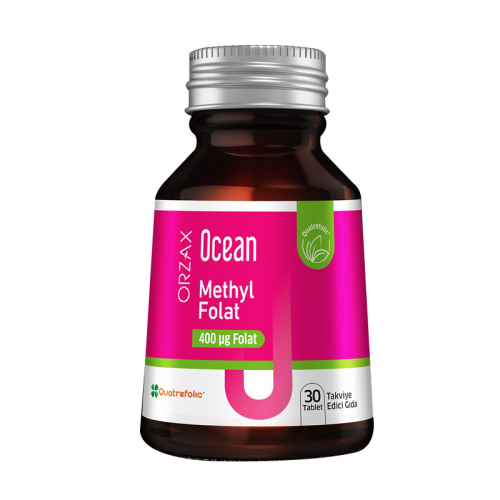 Orzax Ocean Methyl Folat 30 Tablet - Orzax