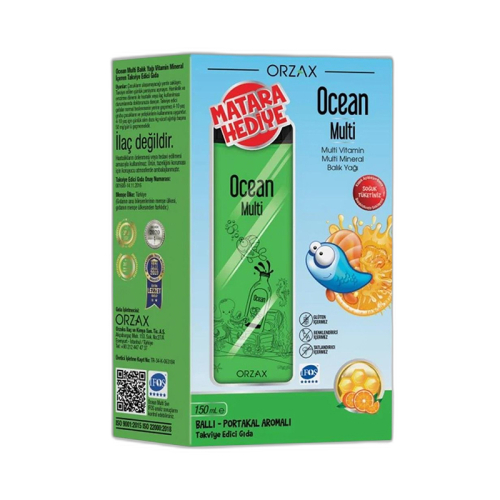 Orzax Ocean Multi Ballı Portakal Aromelı Takviye Edici Gıda - Orzax