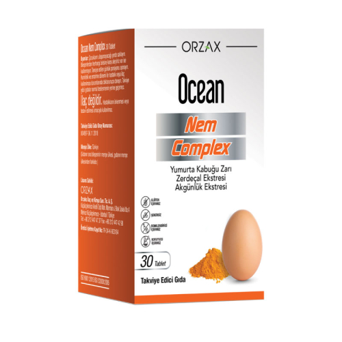Orzax Ocean Nem Complex Takviye Edici Gıda 30 Tablet - Orzax