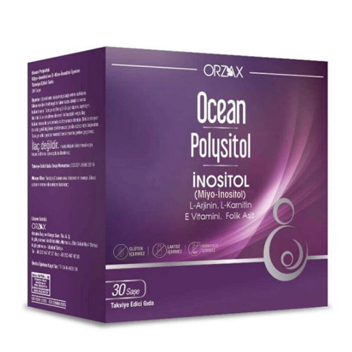 Orzax Ocean Polysitol Takviye Edici Gıda 30 Saşe - Folik Asit 400 µg - 1