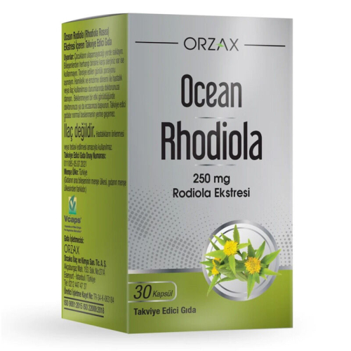 Orzax Ocean Rhodiola Kapsül 250mg 30 Kapsül - Orzax