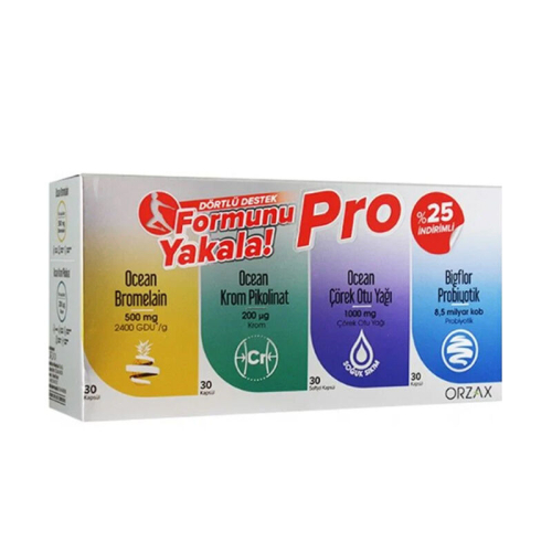 Orzax Ocean Dörtlü Destek Seti - Orzax