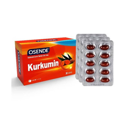 ​Osende Kurkumin Takviye Edici Gıda 30 Kapsül - TAB İlaç Sanayi A.Ş