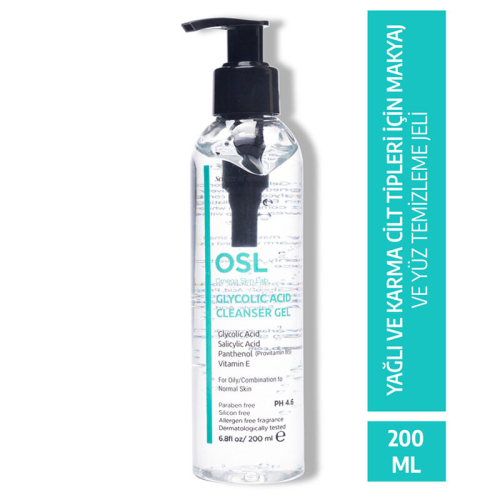 Osl Omega Skin Lab Glikolik Makyaj ve Yüz Temizleme Jeli 200 ml - 2