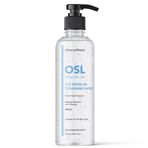 Omega Skin Lab H2O Micellar Makyaj ve Yüz Temizleme Suyu 200 ml - Osl - Omega Skin Lab