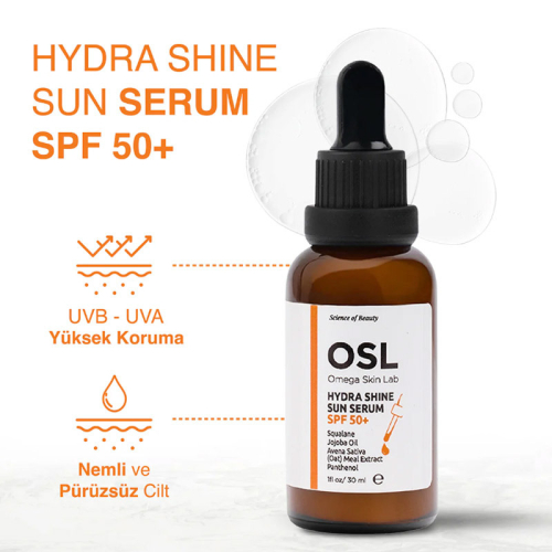 Osl Omega Skin Lab Hydra Shine Sun Serum SPF 50+ 30 ml - 2