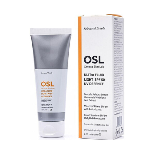 Osl Omega Skin Lab Ultra Fluid Light SPF 50+ UV Defence 50 ml - Osl - Omega Skin Lab