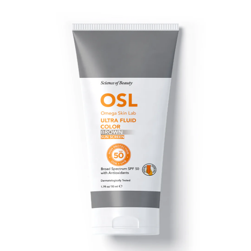Osl - Omega Skin Lab Ultra Fluide Color Spf50+ Güneş Koruyucu Krem 50 ml -Brown - 1
