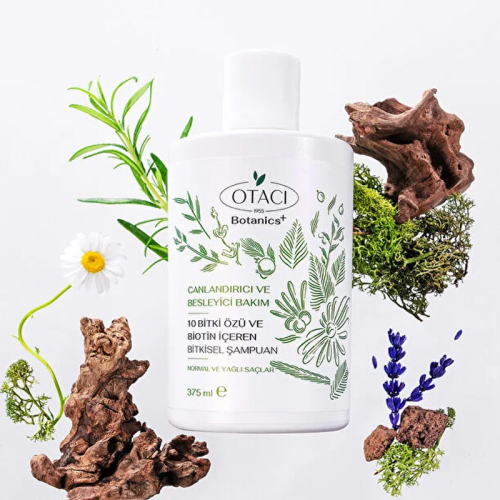 Otacı 10 Bitki Özü ve Biotin İçeren Bitkisel Şampuan 375 ml - 3