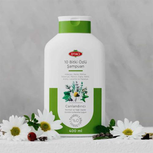 Otacı 10 Bitkili Canlandırıcı Bitki Özlü Şampuan 400ml - 2
