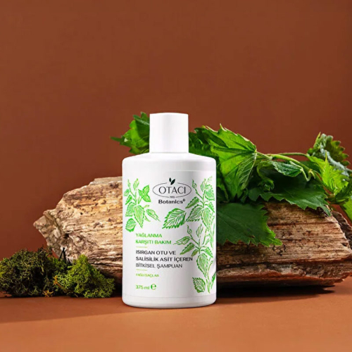 Otacı Isırgan Otu ve Salisilik Asit İçeren Bitkisel Şampuan 375 ml - 2