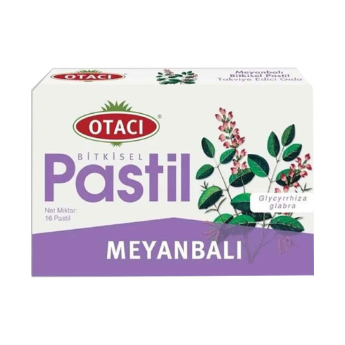 Otacı Meyanbalı Bitkisel Pastil 16 Adet - Otacı Gıda Takviyeleri