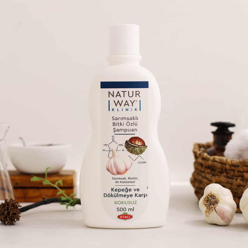 Otacı Naturway Klinik Extra Sarımsaklı Bitki Özlü Şampuan 500 ml - 3