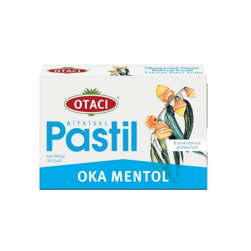 Otacı Oka Mentol Pastil İçeren Takviye Edici Gıda 16 Adet - Otacı Gıda Takviyeleri