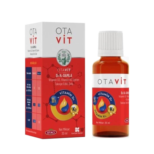 Otacı Otavit D3K2 Vitamin Takviye Edici Gıda 20 ml - Otacı Gıda Takviyeleri