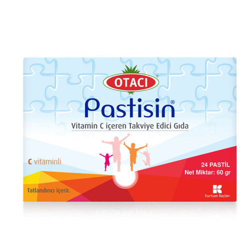Otacı Pastisin Vitamin C İçeren Takviye Edici Gıda 24 Pastil - Otacı Gıda Takviyeleri