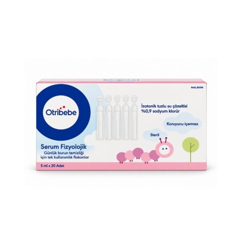 Otribebe Monodoz Serum Fizyolojik %100 Doğal Deniz Suyu 5 ml x 20 Flakon - Otribebe