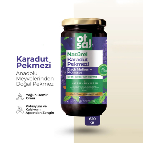 Otsa Natürel Karadut Pekmezi 620 gr - 2