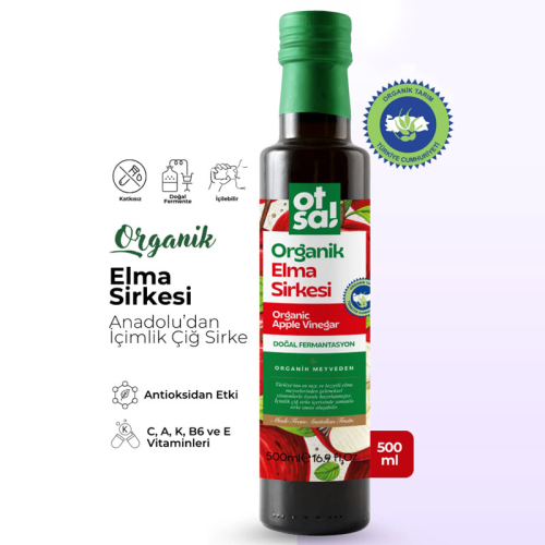 Otsa Organik Elma Sirkesi 500 ml - 2