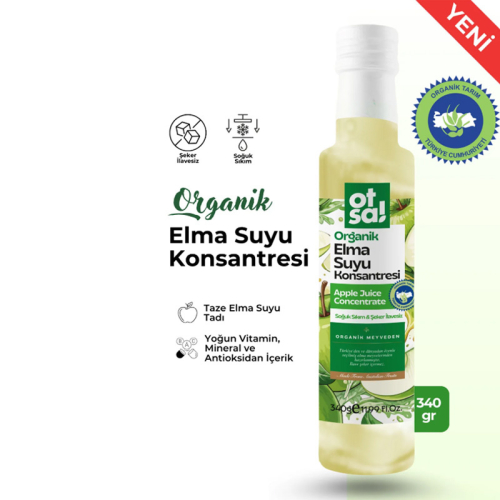 Otsa Organik Elma Suyu Konsantresi 340 g - 2