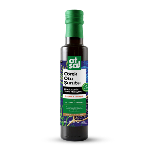 Otsa Propolis ve Zerdeçal İçerikli Çörek Otu Şurubu 350 g - 1