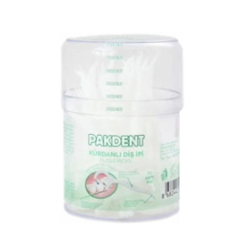 Pakdent Kürdanlı Diş İpi Silindir Kutu 50 Adet - Pakdent
