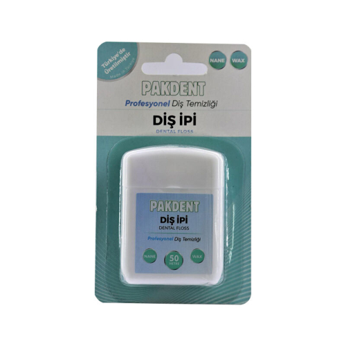 Pakdent Naneli Diş İpi 50 Metre - Pakdent