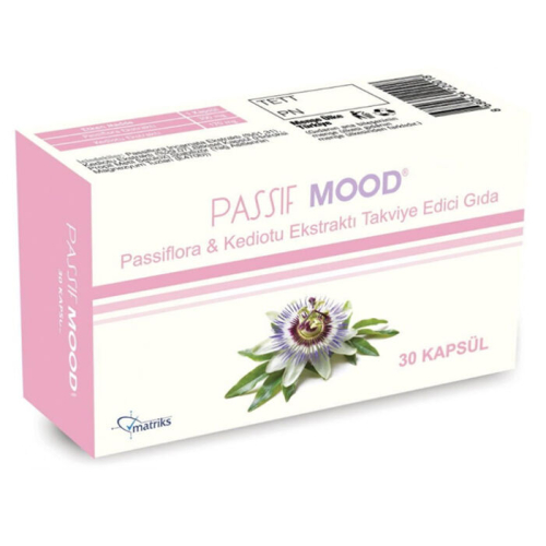 Passif Mood Passiflora ve Kediotu Ekstraktı Takviye Edici Gıda 30 Kapsül - Matriks İlaç