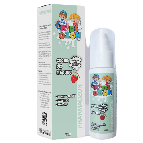 Pharmaozon Kids Ozone Florürlü Çocuk Diş Macunu 50 ml - Pharmaozon