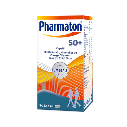 Pharmaton 50+ Plus Takviye Edici Gıda 30 Kapsül - 1