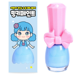 Pinky Cosmetic Çocuklar İçin Soyulabilir Oje - Gök Mavisi - 2