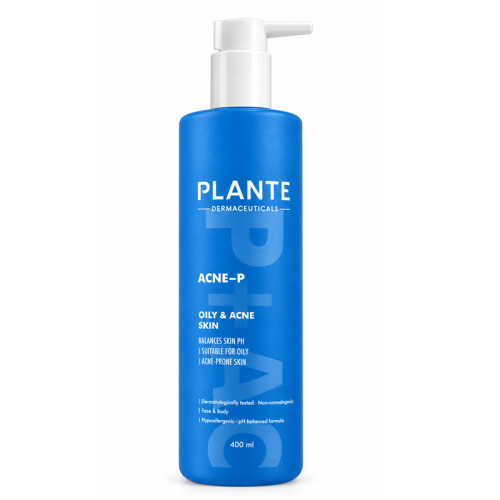 Plante Dermaceuticals Yağlı ve Akneye Eğilimli Ciltler İçin Yüz Yıkama Jeli 400 ml - Plante Dermaceuticals
