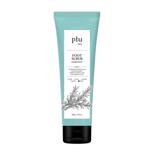 Plu 365 Foot Scrub Herb Mint - Nane Aromalı Ayak Peelingi 100 gr - Plu