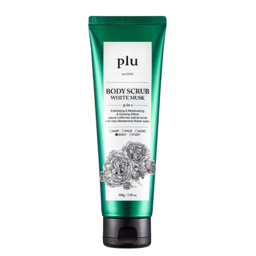 Plu Body Scrub White Musk - Beyaz Misk Kokulu Vücut Peelingi 200 gr - Plu